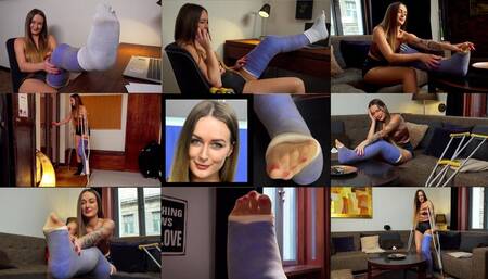 Elena LLC Assistant Interview with Cast Sock and Hose (in HD 1920X1080)