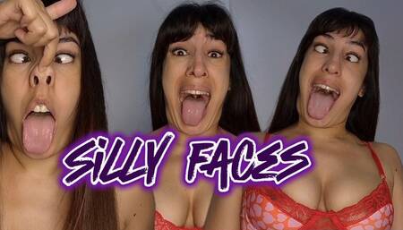 Alesia with Silly Faces and Face Fetish in Close-up (1080p HD)