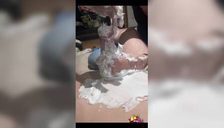 After Shaving His Cock