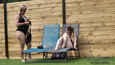 Marie Lumacarie Fucks Dildo Belt Her Girlfriend Cat in Mini