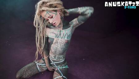 Alternative Girl Tattooed Throat Fucking and Anal Drilling