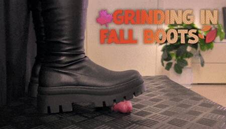Cock and Balls Grinding in Fall Knee High Boots (Slave POV Version) - TamyStarly - Cock Balls Crush Trample, Shoejob, Bootjob, CBT, Ballbusting, Trampling, Stomping