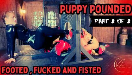 Puppy Pounded - Part 2 of 2 - Double Fisted, Fucked and Footed by Vivienne l'Amour (1080p)