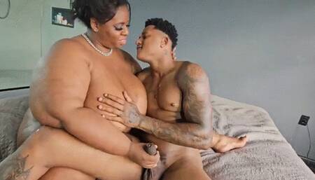 PERFECT KISS WITH MASTURBATION AND FINISH WITH BLOWJOB AND CUM IN MOUTH - BY THAMMY BBW AND JOHN - PART 1