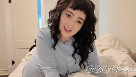 BBW Spends The Night , NUDE + BUSH