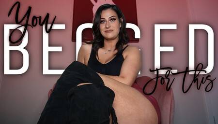 “You Begged For This” [FEMDOM + BETA HUMILIATION]