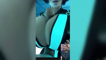 Futuristic Big Breast Slut Paizuri Fucking a Gooner Cock Until He Cums All Over Her Tits & Face