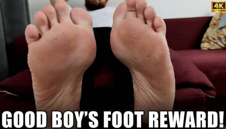 KingMarti: Good Boy's Foot Reward - 4K UHD 2160p