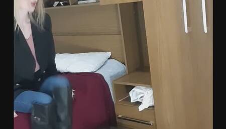 #149 - Black boots HARD stomping!