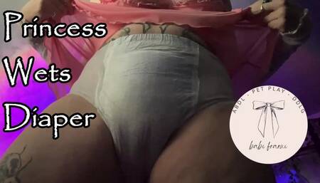 Princess Wets Diaper