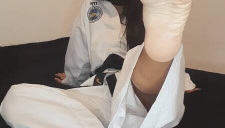 Sexy JOI & Kicks. Taekwon Do Sensei