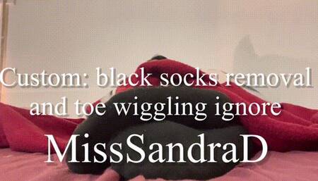 Custom: black socks removal and toe wiggling ignore