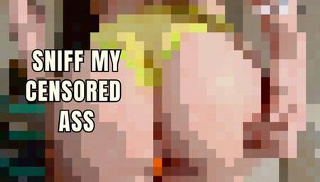 Censored for BETAS Ass Worship Ass Smelling Loser Denial with Pixels Closed Captions Femdom POV Lucy Spanks