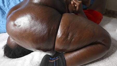 Black Smelly Face Hugging Donkey Ass part 2 - Ass Worshipping and Farts