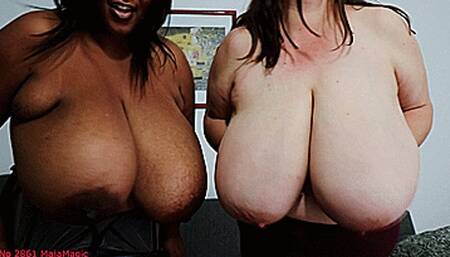 Maja meets Pam Part 249 - Maja & Pam try on lovely small Bras (Clip No 2861 - wmv version)