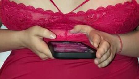 Bored slut gets a premature creampie