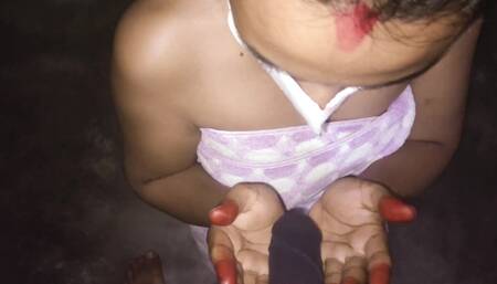 Indian Bhabhi Gives Blowjob Hot Seen