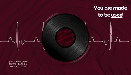 You are made to be used - Femdom JOI anal humiliation