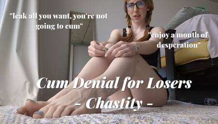 Cum Denial for Losers -- Pay Lavender