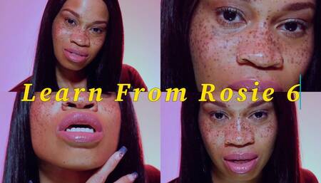 Learn From Rosie 6- Ebony Femdom Goddess Rosie Reed Mesmerize Slave Training Addiction Domination- standard definition
