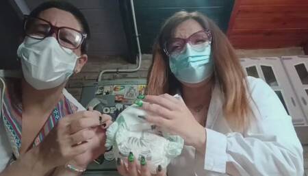 DIRTY DIAPER CHANGE - TWO SWEET MILFS