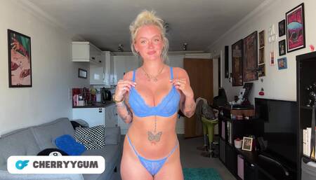 Petite Teen showering with wet sexy clothing NUDE