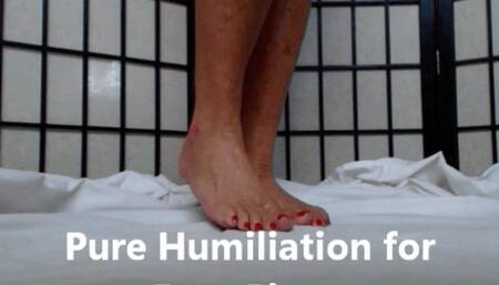 Foot Fetish Pure Humiliation for My Pussy Free Foot Piggy XHD (MP4)