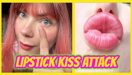 Lipstick Kiss Attack Step-Aunties Smooch Ambush