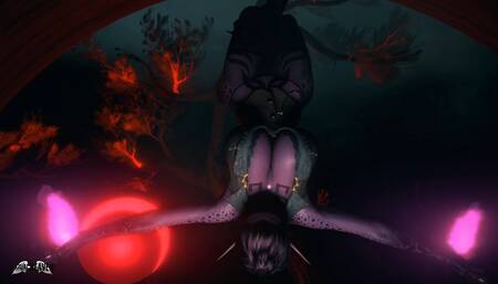 Purple Succubus Halloween Striptease - 3D VR Hentai Animation by VirtualHeaven