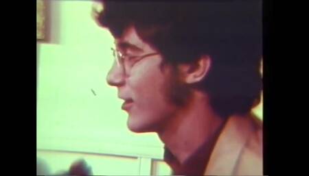 Nasty vintage threesome for a big cock