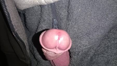 Night Time Outdoor Onesie Wank, Close up Edging and Cumming - Rockard Daddy
