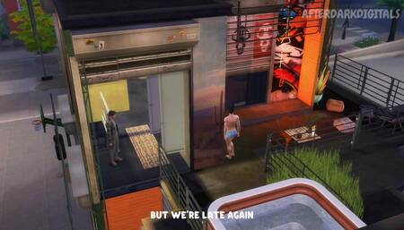 Caught Above It All - Sims 4 Gay 3D Machinima Animation