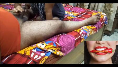 Muslim Girl Is Caressing the Dick of a Muslim Boy, Fills Her Mouth