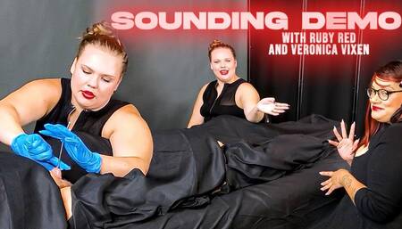 Sounding Demo with Ruby Red and Veronica Vixen UHD