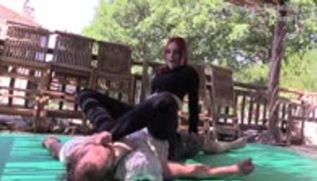 Red Hair Affair: Ariella in The Femme Fatale Intruder - The Red Devil's Reign of Dominance Endgame