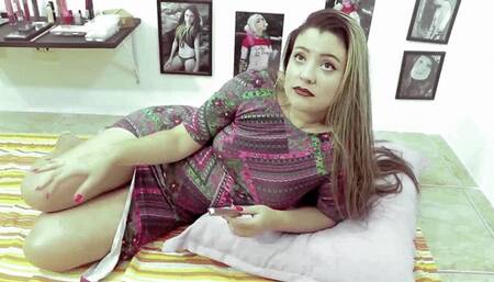 Smoking Girls CIGAR Model Andressa Video 0027