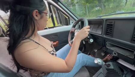 Ely struggles with the old Chevette to get him to take her to her date.