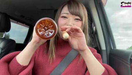 Cheerful Office Lady Grins Takes It to the Base and Savors a Throat Finish - a