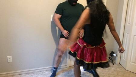 Red Riding hood busting balls