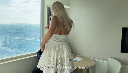 Ukrainian Secretary Gets Fucked By Her Bosses On Her First Day At Work !!!