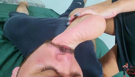 Foot gagging hangover halloween, part 4, by JMelissa Ramos and Slave, FULL HD