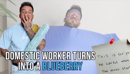 Domestic worker turns into a blueberry - Lalo Cortez