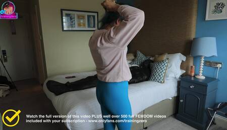 Training Zero Femdom Slave Face Sitting Orgasm Bondage Denied Chastity Real Homemade Amateur Couple Wife Milf Submissive