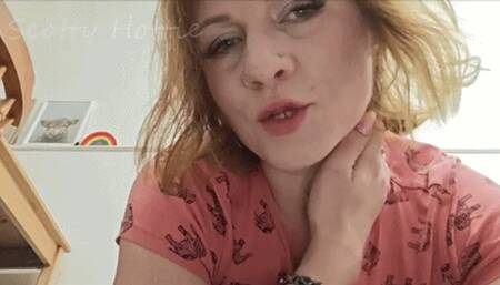 Squats over your face in decreasing clothes, with acountdown at the end