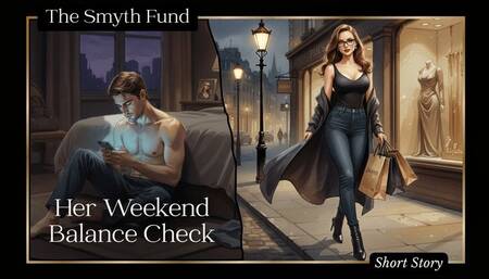 Her Weekend Balance Check: A Quiet-Luxury Spiral of Spending and Submission by Ms Smyth of The Smyth Fund { FinDom Short Story }