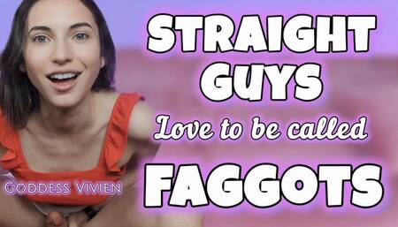 Straight Guys Love to be Called Faggots Goddess Vivien Make Me Bi Fantasy with futanari and cuckold talk for pussy free straight guys who crave cock!