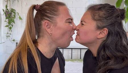 Nose to nose hard figth st