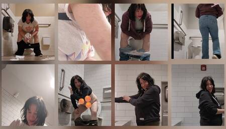 All 6 Public Restrrom Clips On This Phone Oct 18th thru 31st Halloween Treats