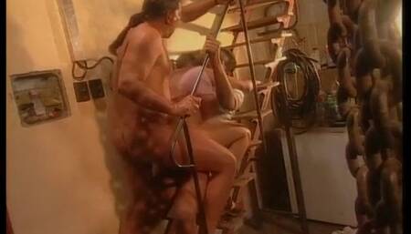 Huge boobs vintage threesome fucking