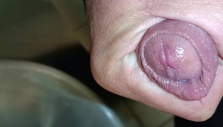 Two Loads at the Urinals Close up Big Cock Wanking and Cumming in Outdoor
